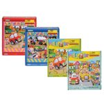 Bulk Pack x 4 Funny Car Jigsaw Puzzle - 100 Piece
