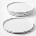 Claire Flat Stackable Plates - White - Set of 4