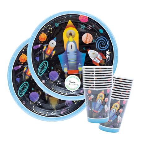 s-pdpxl Astronaut/Space 3 Piece Party Box - 20 Invites - Image 1