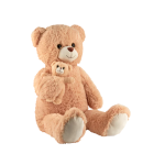Giant Brown Teddy Bear With A Baby Bear -110CM
