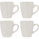 White Tea and Coffee Mug - Set of 6