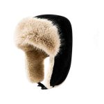 Winter Faux Fur Lined Trapper Hat - Grey