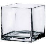 Transparent Square - Tank Vase 15 x 15 x 15CM