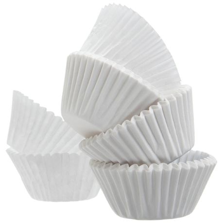 s-pdpxl Baking Cups Paper 7x2.5cm 1000pc White - Baking Essentials - Image 1