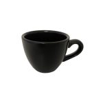 Matt Black Espresso Cups - 12 Pack