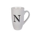 Mug Daily Tall Letter N,400ml (4 Pack)