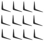 Home Garage Tools Shelf Bracket Set of 12 (200x250mm)