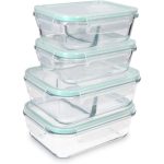 Heat-Resistant Glass Food Containers - 3 Pack
