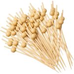 100 Pack - Bamboo Party Picks - Brown