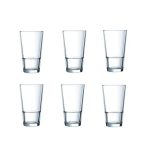 350ml Arc Stack Up Tempered Hiball Glass - Set of 6