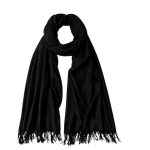 Soft Winter Scarf with Tassel Fringe - Pink