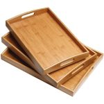 Wood Serving Tray - 3-Pack