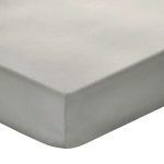 200 Thread Count Cotton Fitted Sheet Light Grey - King XL