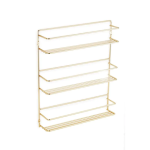 3 Tier Brushed Gold Spice Rack