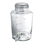Clear Glass Dispenser - 7L
