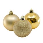 Christmas Baubles Gold - 12 Pics