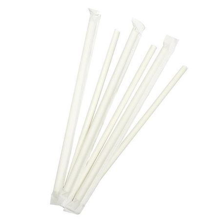 s-pdpxl Biodegradable Paper Straw - 8mm x 210mm (pack of 200) - Image 1