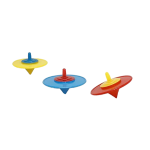 Plastic Spinning Tops - 12 Pack