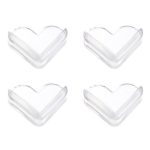 4 Pieces Baby Proof Corner Protector Heart Shape