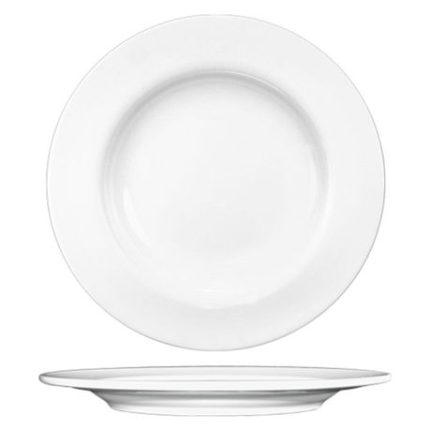 12-Piece Continental Polaris White Dinner Plate - 29 cm