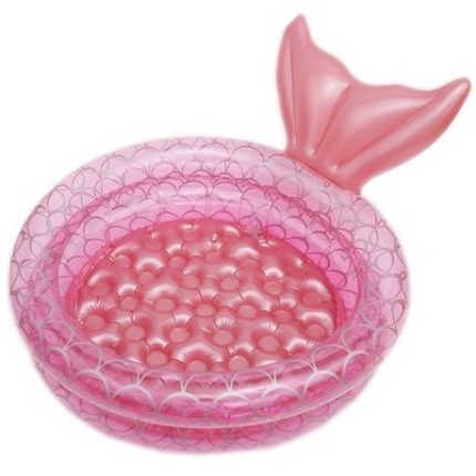 PVC Thickened Inflatable Mermaid Kids Pool - 90 cm