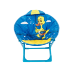 Kids Moon Chair With Funky Character - Pink