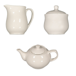 Teapot with Creamer and Sugar Pot Set