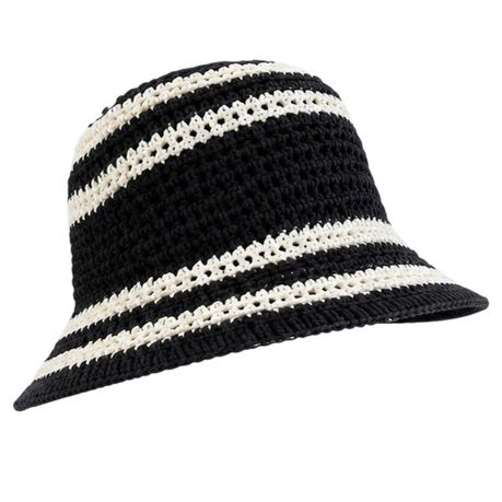 s-pdpxl Women's Crochet Bucket Hat - Brown - Image 1