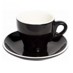 Italia Cappuccino Cups 300 ml + 16cm Saucers , Set of 6 - Blue
