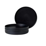 Aura Bammel Stackable Black DinnerPlates Set Of 4