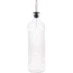 Oil/Vinegar Glass Bottle With Pourer 750ml - Set of 2
