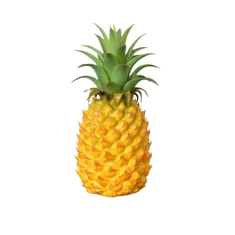 s-pdpxl Realistic Artificial Pineapple Home Decor - Set of 2 - Yellow - Image 1