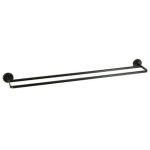 Double Towel Rail, Stainless Steel - 800mm - Gold