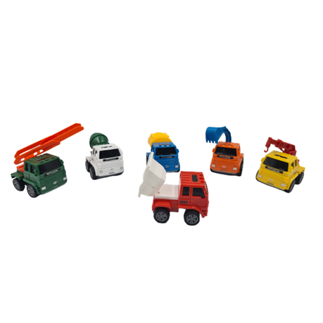 s-pdpxl Construction Set of 6 Plastic Vehicles - Image 1