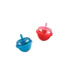 Plastic Light-Up - Musical Spinning Top - Set of 6