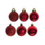 Christmas Baubles - Red