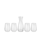 Crystal Drink Decanter Set 5 Piece
