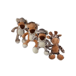 SD Toys- Assorted Plush Wild Animal Soft Toys Pack of 4