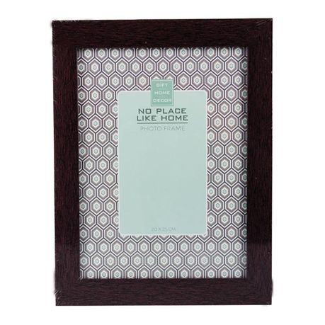 s-pdpxl Bulk Pack x 4 Picture-Frame Plastic Mahogany Look 20x25cm - Image 1