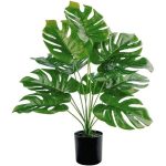 J P Artificial Monstera plant for Indoor and Outdoor Home Office Decor