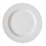 Plates 6pc Broad Rim Porcelain Polaris - Continental China - 25 cm