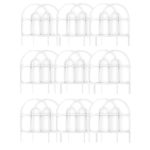 Garden Multifunctional Fencing Set of 30 - White (Jumbo Pack)