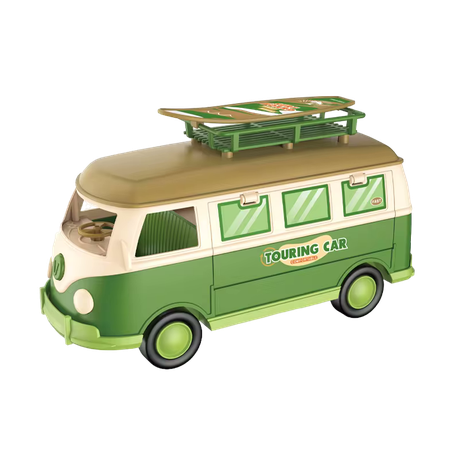 s-pdpxl Surfer Touring Bus with Sound and Light - Green - Image 1