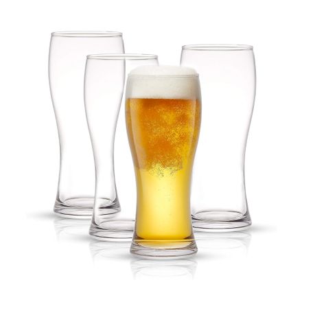 s-pdpxl Beer Glass - 400ml - 4 Pieces - European Design - Image 1