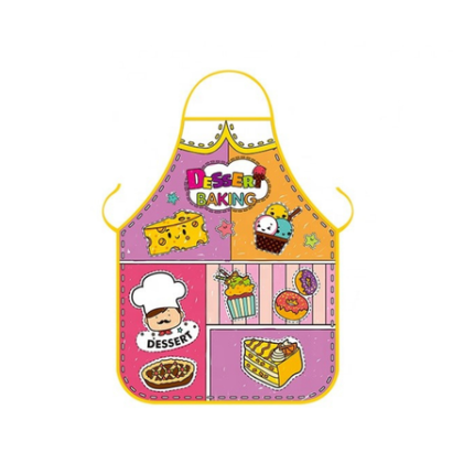 DIY Washable Children's Apron- Dessert Baking Design