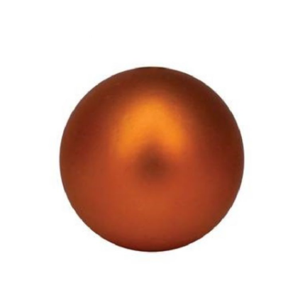 6 Matt Copper Baubles