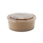 Round Paper Salad Bowl 1301ml - 25 Pack