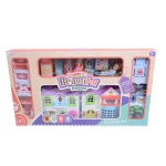 Beautiful Home Doll House with Accessories (60x6.5x34cm)