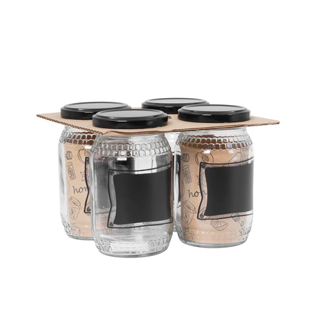 s-pdpxl Glass Honey Jar - Set of 4 - Image 1