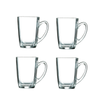 Tempered Clear New Morning Espresso Coffee Mug - Set Of 4 - 0.32 L